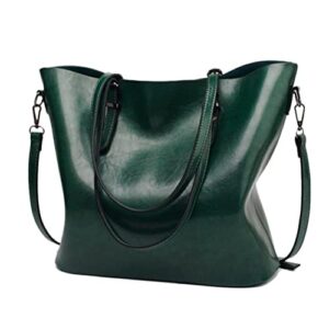 luxury handbags women messenger bags vintage european and american style designer retro tote shoulder bag (green)