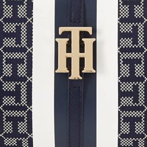 Tommy Hilfiger Womens Jaden Wristlet HANDBAG, Light Stone/Navy, One Size US