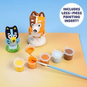 Bluey Paint Your Own Figurines – Ceramic and Bingo Figurines for Kids to Paint – Fun Painting Kit – Creative Toys for Kids, Great for Birthday Parties & Sleepovers,Multi