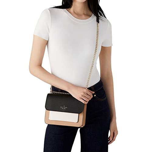 Kate Spade Remi Colorblock Flap Chain Crossbody Neutral Multi