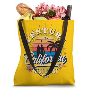 Ventura California Beach Surf Summer Vacation Vintage Tote Bag