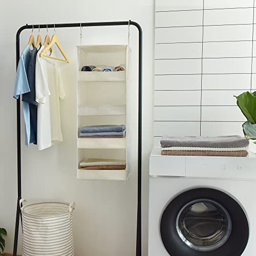 GRANNY SAYS Bundle of 1-Pack Hanging Shelves & 3-Pack Trapezoid Storage Bins