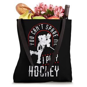 Ice Hockey Vintage Tote Bag