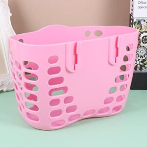 Toyvian Girls Bike Basket Kids Scooter Basket 2 kids basket basket for bike kids bike basket Cute Cartoon Storage Basket