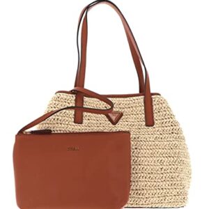 GUESS Vikky Tote, Natural/Cognac