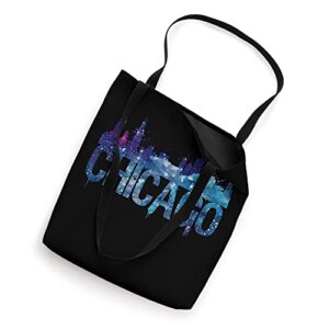 Chicago City Skyline Illinois Family Vacation Trip Souvenir Tote Bag