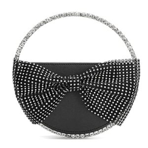 evening clutch bag for women rhinestone diamond frame wedding party circular clutch purse handbag