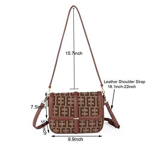 Shoulder Bag for Women Handbag for Women Crossbody Handbag for Women Leather Fashion Tote Women's Top-Handle Handbags Shoulder Bag Handbag Fashion Satchel Purse