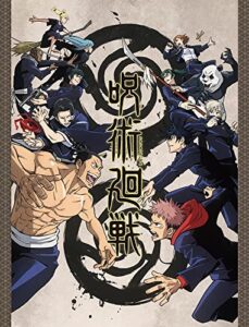 great eastern entertainment jujutsu kaisen – battle key art throw blanket