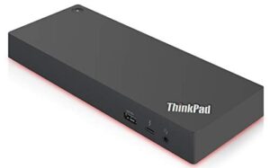 lenovo usa thinkpad thunderbolt 3 dock gen 2 135w (40an0135us) dual uhd 4k display capability, 2 hdmi, 2 dp, usb-c, usb 3.1, black