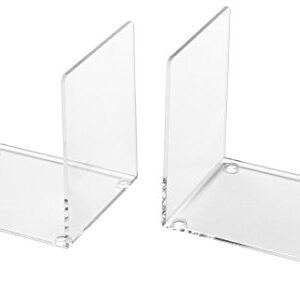 OSCO Clear Acrylic Very Small Bookends, ABE-2