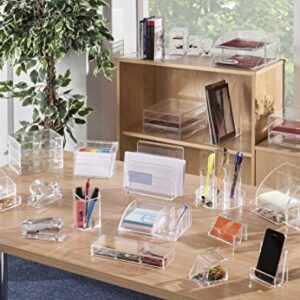 OSCO Clear Acrylic Very Small Bookends, ABE-2