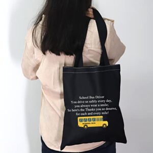 CMNIM School Bus Driver Gifts School Bus Driver Appreciation Gifts Tote Bag Thank You Gifts for School Bus Driver