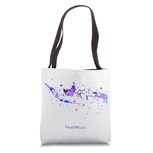 Indonesia Map Tote Bag