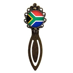 beautiful beautiful girl south african flag bookmark, dome glass bookmark, creative flag bookmark, flag jewelry