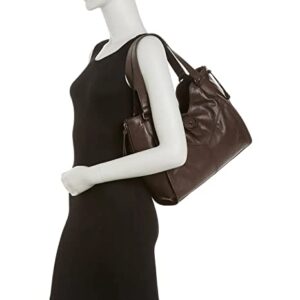 FRYE Gina Leather Tote Bag (Brown)