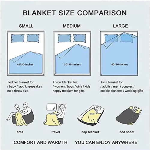 itakkaito Bedding Fleece Throw Blankets Bed Blanket Sexy Anime Girl Daki Plush Blanket Fleece Blanket for Bed and Couch