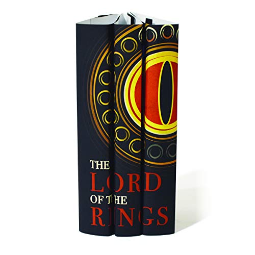 Juniper Books Lord of The Rings DUST Jackets ONLY in Black | Custom Designed Dust Jackets for Your 3-Volume Hardcover LOTR Book Set Published by Houghton Mifflin Harcourt | Books NOT Included