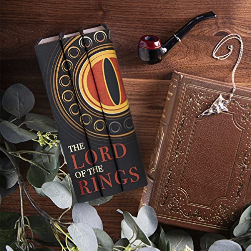 Juniper Books Lord of The Rings DUST Jackets ONLY in Black | Custom Designed Dust Jackets for Your 3-Volume Hardcover LOTR Book Set Published by Houghton Mifflin Harcourt | Books NOT Included