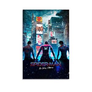 spmdh 2021 no way home movie poster decorative painting canvas wall art living room posters bedroom