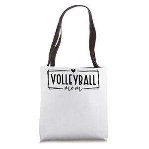 volleyball game day vibes volleyball mom mother’s day tote bag