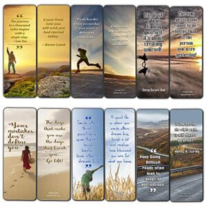 neweights inspirational bookmarks cards (60-pack) – for inspiring and encouraging men and women great motivational give away variety bulk buy – sunday school baptism thanksgiving christmas rewards