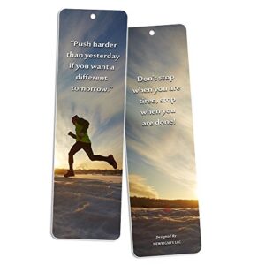 NewEights Inspirational Bookmarks Cards (60-Pack) - for Inspiring and Encouraging Men and Women Great Motivational Give Away Variety Bulk Buy - Sunday School Baptism Thanksgiving Christmas Rewards