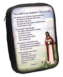 the lord is my sheperd african american bible cover 7″x10″