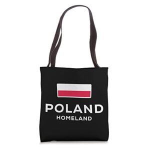 Poland Homeland - Poland Pride - Poland Flag Tote Bag