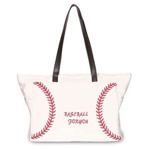 yhshyzh baseball mom bag for women baseball for you print bags consuela purse baseball boys stuff gear tote handbag gifts for baseball lover team mom coaches adult (x-large, white) … … …