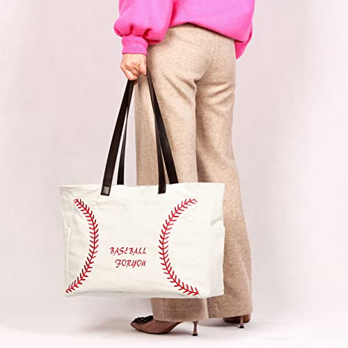YHSHYZH Baseball Mom Bag for Women Baseball for You Print Bags Consuela Purse Baseball Boys Stuff Gear Tote Handbag Gifts for Baseball Lover Team Mom Coaches Adult (X-Large, white) … … …