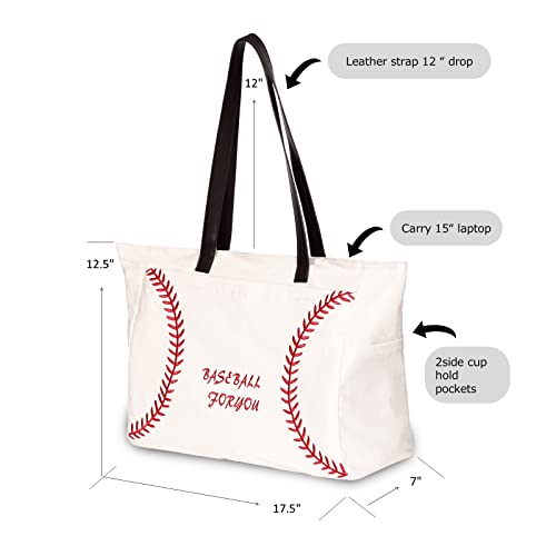 YHSHYZH Baseball Mom Bag for Women Baseball for You Print Bags Consuela Purse Baseball Boys Stuff Gear Tote Handbag Gifts for Baseball Lover Team Mom Coaches Adult (X-Large, white) … … …