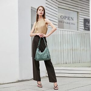 Style Strategy Purses Hobo bags for women Washed Vegan Leather Shoulder Bag Ladies crossbody bag for women