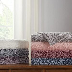 Mainstays Extra Plush Lightweight Sherpa Throw Blanket, 50" X 60" (Gray)