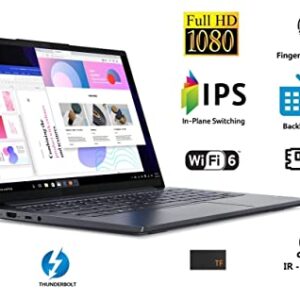 Lenovo Latest Ideapad Slim 7i 14" FHD Ultrabook (300 nits) with 11th Gen Intel i7-1165G7 up to 4.70 GHz, 512GB PCIe SSD, 16GB RAM, Backlit-KYB, FP-Reader, Thunderbolt, WiFi6, IR-Webcam, Win10H, T.F