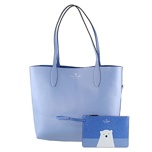 Kate Spade New York Arctic Friends Penguin Large Reversible Tote Bag Handbag