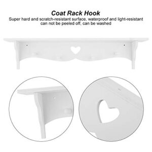 Yosoo Floating Shelves, White Wall Mounted Rack Wall Bookshelves Set for Bedroom Living Room Bathroom Decoration Home Decor Trophy Display