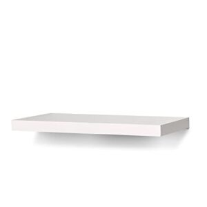 LTL Home Products WSAVLN1024WH Avalon Floating Wall Shelf Kit, 10" x 24" x 1.5", White