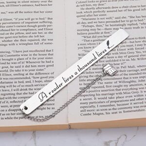 Bookmarks for Women Men Book Lovers Christmas Stocking Stuffers for Teens Girls Reader Bookworm Valentines Day Gifts for Him Her Graduation Birthday Gifts for Best Friend Son Daughter Student Coworker