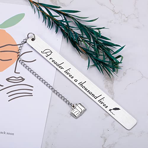 Bookmarks for Women Men Book Lovers Christmas Stocking Stuffers for Teens Girls Reader Bookworm Valentines Day Gifts for Him Her Graduation Birthday Gifts for Best Friend Son Daughter Student Coworker