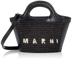 marni(マルニ) tote bag, black (black 19-3911tcx)