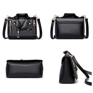 Sfly Women Satchel Shoulder Bag Leather Crossbody Handbags Ladies Evening Clutch Purse Unique Cute Jacket Bag