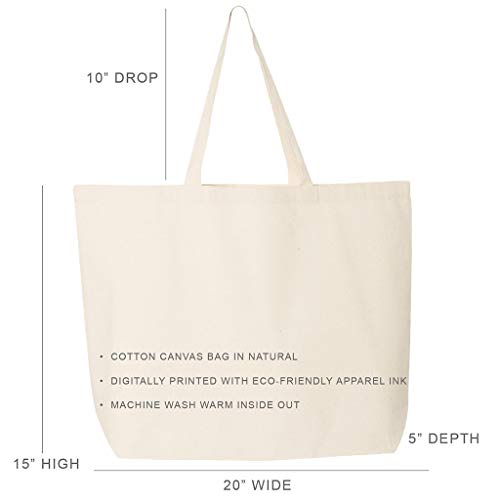 sockprints Tote Bags for Alpha Chi Omega Sorority – Mod Style Sorority Bag - Large Canvas Tote Bag - Sorority Gifts for Women