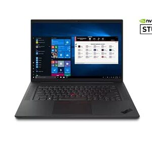 Lenovo ThinkPad P1 Gen 4, Intel i7-11800H Processor, 16.0" WQXGA (2560 x 1600) IPS, Anti-Glare, 400 nits NVIDIA Quadro T1200, 16GB DDR4 RAM, 512GB NVMe SSD,Win10Pro