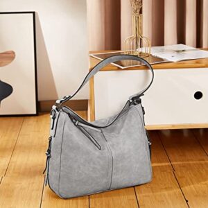 BROMEN Handbags for Women Designer Hobo Bag Large Shoulder Bucket Crossbody Purse with Women Wallet