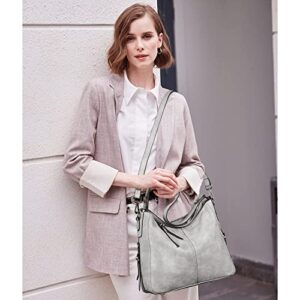 BROMEN Handbags for Women Designer Hobo Bag Large Shoulder Bucket Crossbody Purse with Women Wallet