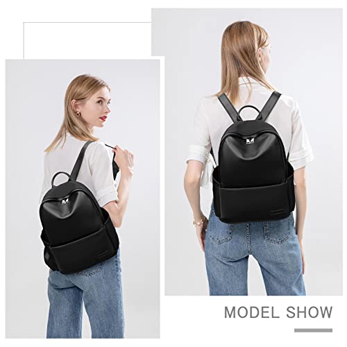 PINCNEL Backpack for Women, Large Designer Fashion Backpack Purse Multiple Pockets Shoulder Bag for Travel and School(Black)