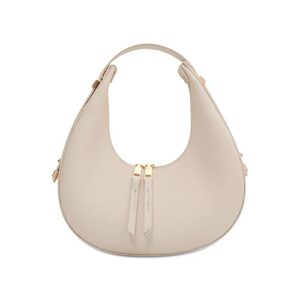 Ergocar 2022 New Women's Tote Handbags, Crescent Bags for Women Fashion Women Underarm Bag Top-Handle Bag, Beige