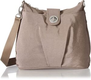 baggallini womens sorrento rfid hobo handbags, portobello shimmer, one size us