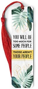 goleex positive inspirational quote metal magnetic bookmarks with ruler for adults women men kids teens book lovers on christmas anniversary graduation bookmark birthday gifts